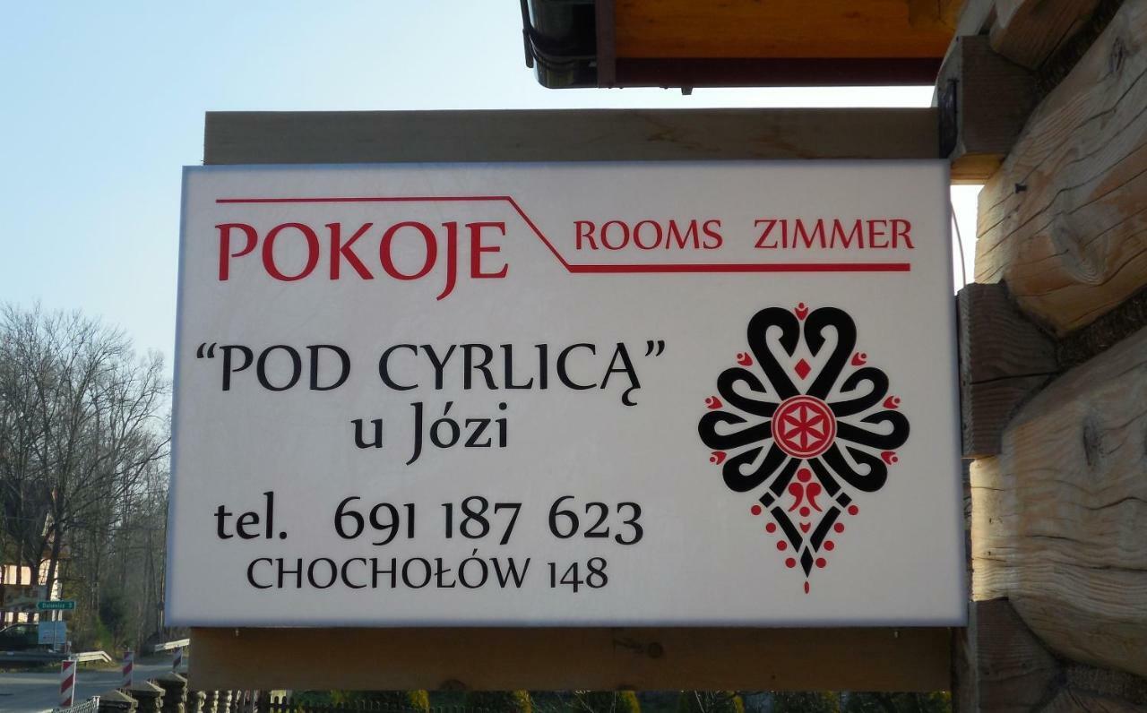 Pokoje Pod Cyrlica U Jozi Chocholow Exterior photo